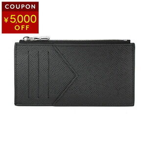 Louis Vuitton Taiga Coin Wallet Card Holder Black